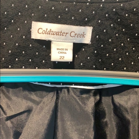 NWT Coldwater Creek Jacquard Dots Blazer - Picture 3 of 8